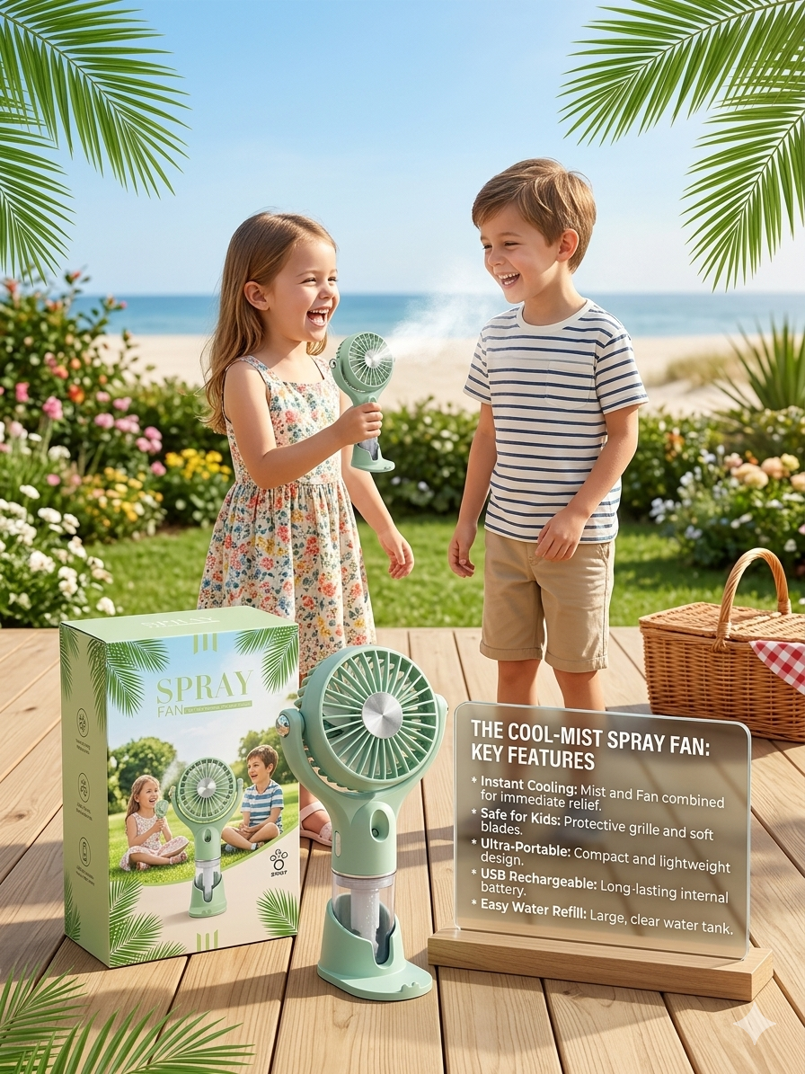 Portable Mini Spray Fan