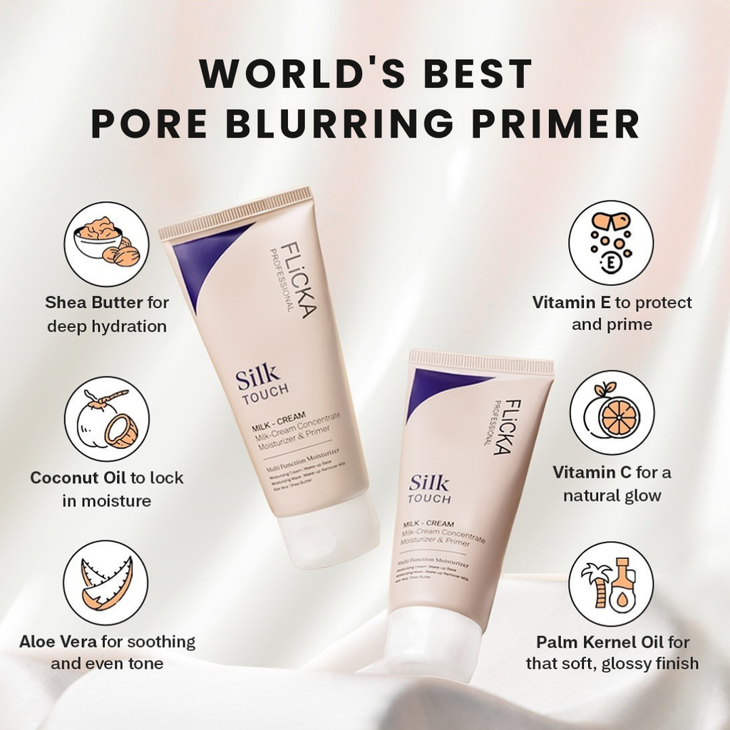 Flicka Silk Touch l Concentrate Primer and Moisturizer (Buy 1 Get 1 Free)