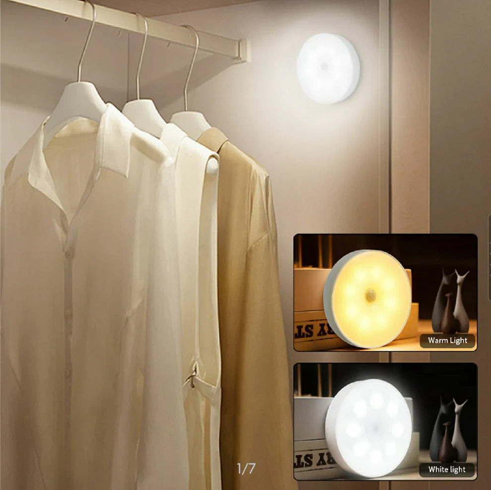 Motion Sensor USB Rechargeable LED Night Light
