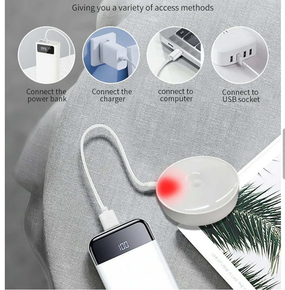Motion Sensor USB Rechargeable LED Night Light