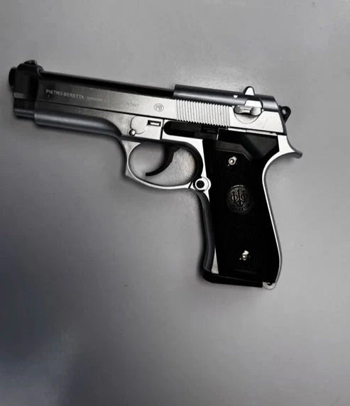 Silver M92 Beretta Airsoft Toy Gun – Realistic, Durable & Fun for Airsoft Enthusiasts