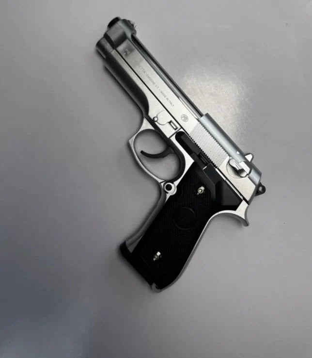 Silver M92 Beretta Airsoft Toy Gun – Realistic, Durable & Fun for Airsoft Enthusiasts