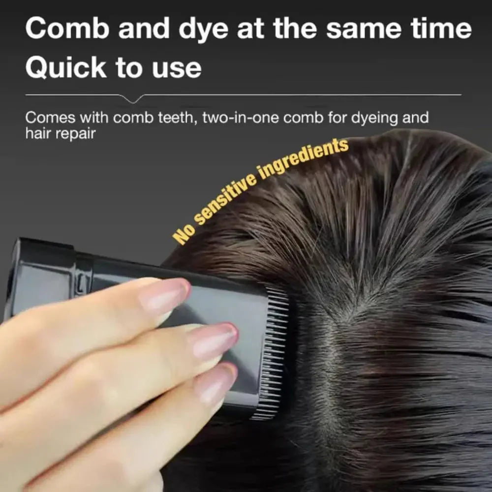 Comb Hair Dye 2-in-1 Instant | Water Proof & Sweat Proof