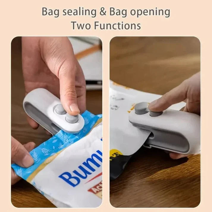 -in-1 Rechargeable Bag Sealer & Cutter – Keep Food Fresh Easily